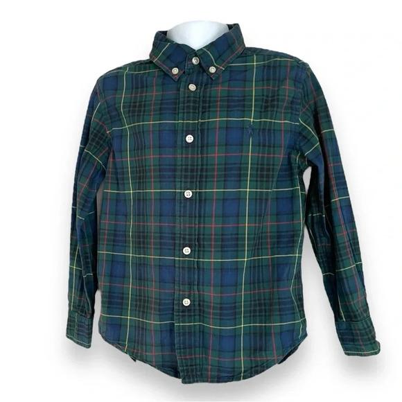 Ralph Lauren Other - Title:
Ralph Lauren Boys’ Tartan Plaid Button-Down Shirt, Size 5